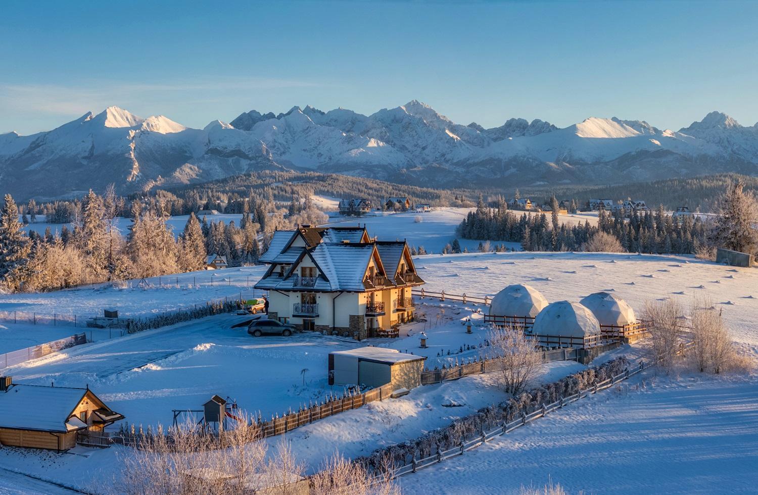 Tatry Mountain Glamp Z Jacuzzi Luxury tent Zakopane