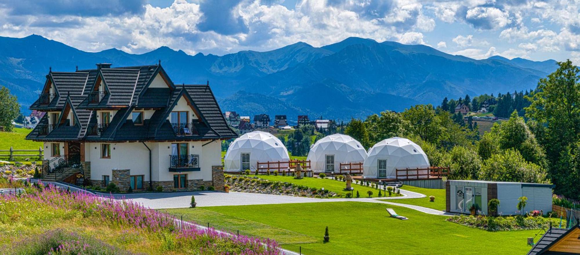 Luxury tent Tatry Mountain Glamp Z Jacuzzi Zakopane
