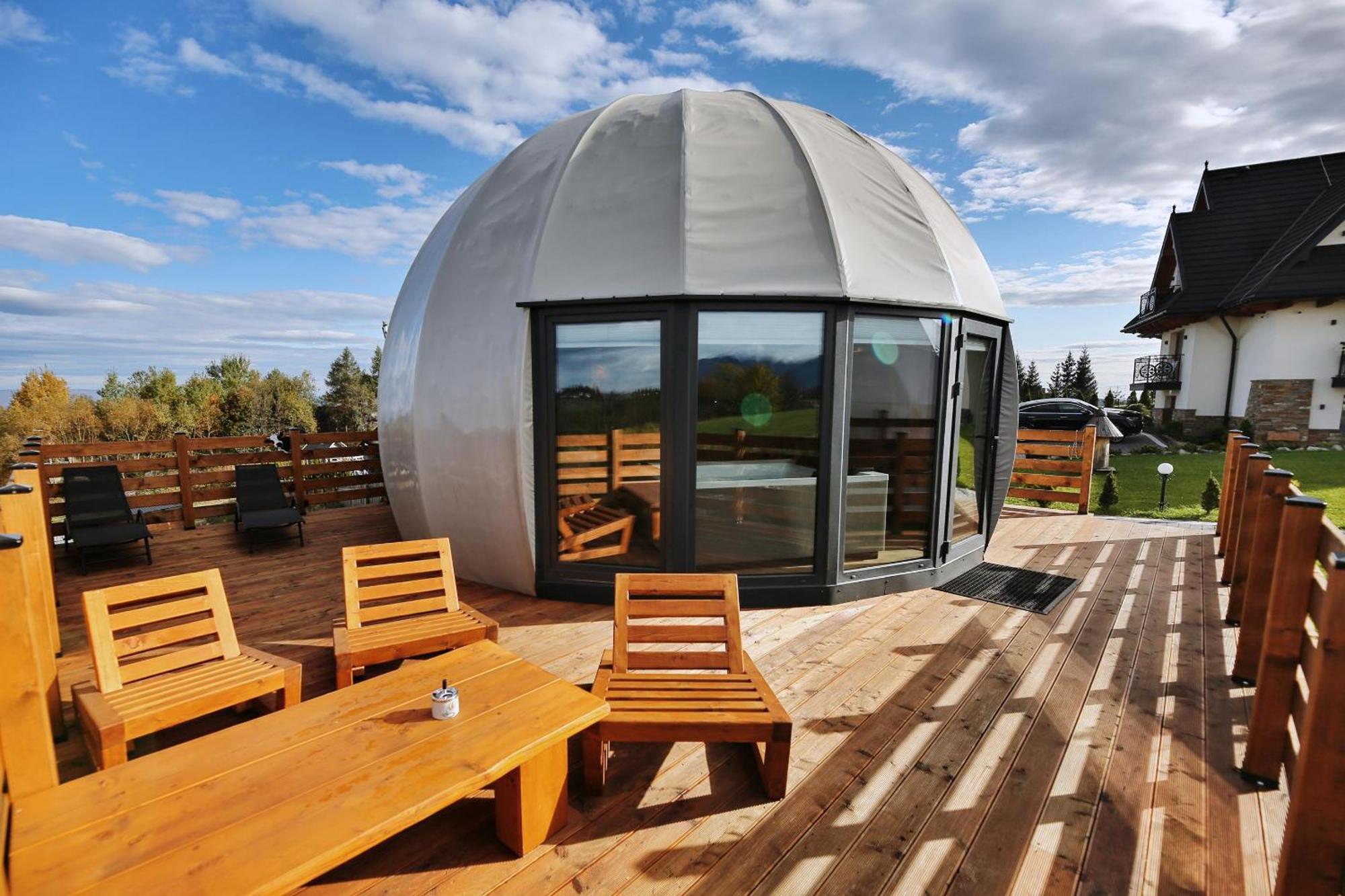 Tatry Mountain Glamp Z Jacuzzi Luxury tent Zakopane